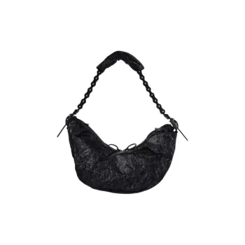CDG Junya Watanabe X Innerraum Collaboration Coated Canvas Shoulder Bag Crossbody Bag Women's Black
