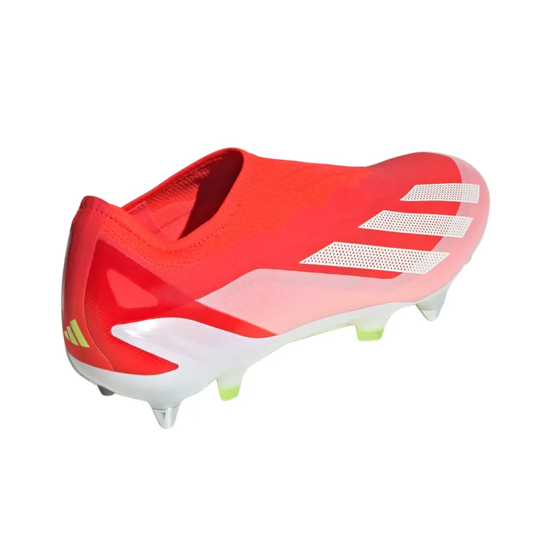 Adidas X CRAZYFAST SG Metal Long Studs Anti-Slip Wear-Resistant Soccer Shoes Men's Red-2