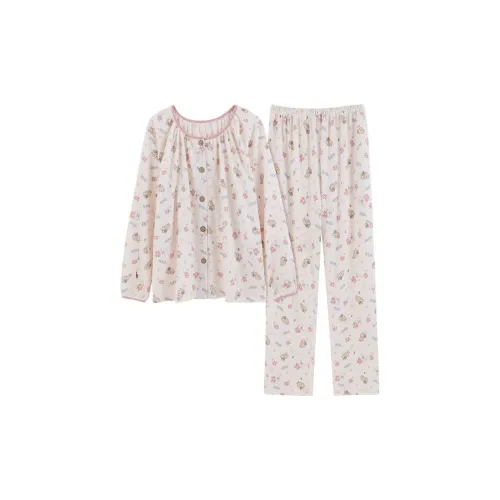 Maultiay Pajama Set Women's White