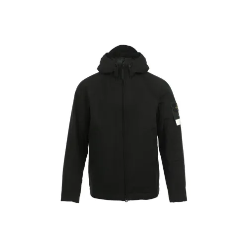 STONE ISLAND Jackets Men Black