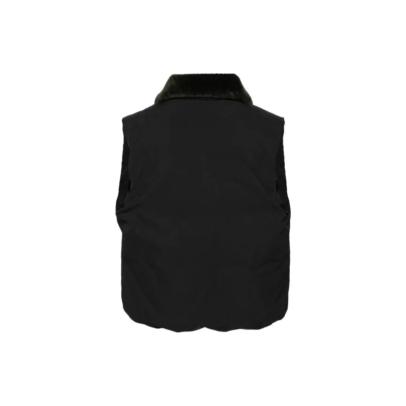 NANUSHKA Faux Fur collar Puffer Gilet-1