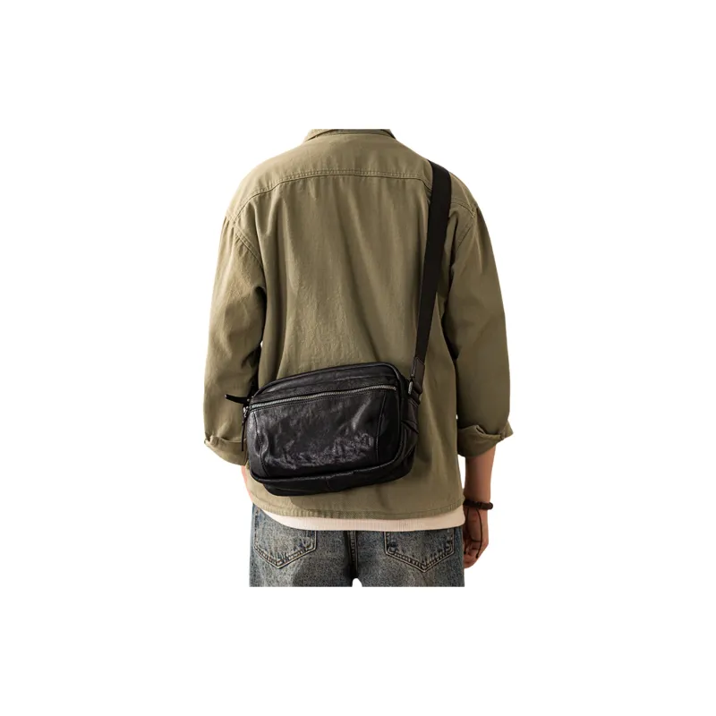 Back step Crossbody Bags Black-13