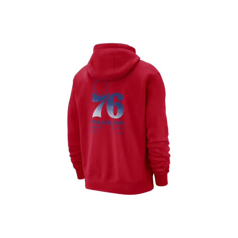 Nike Philadelphia 76ers Club Courtside Men's Nike Nba Pullover Hoodie-1