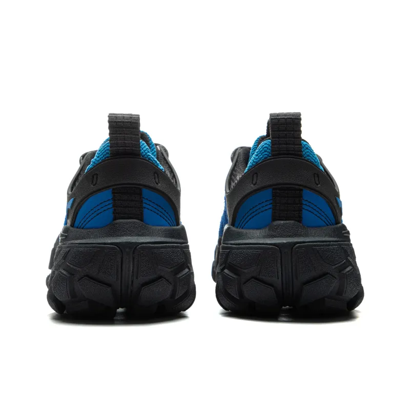 LiNing Dunes Cushioning Anti Slip Wear Resistant Breathable Height Increasing Low Top Casual Shoes Men's Black Blue-5