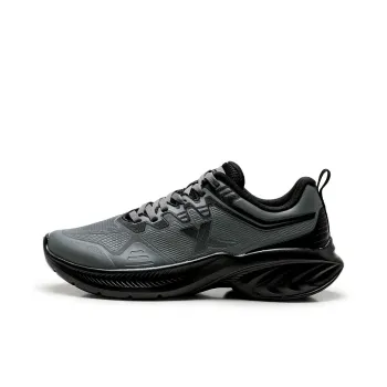 XTEP Wear resistant And Waterproof Low Top Casual Running Shoes Men's Gray Black