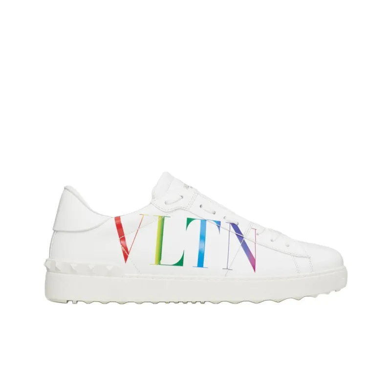 Valentino Open Sneaker 'Logo Print - White Multi'-1
