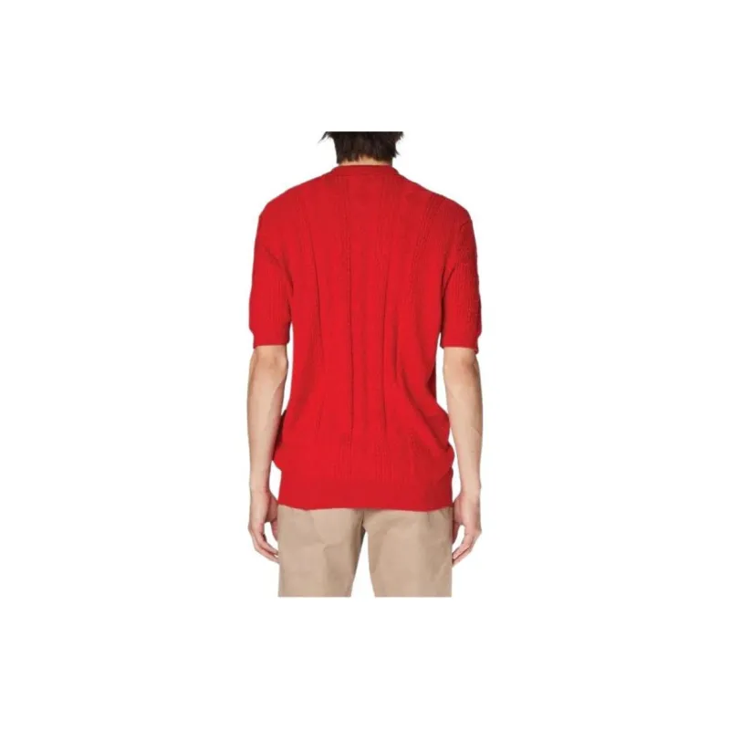 Kappa Robe Giovani Pollu Polo Shirt Unisex Red-1