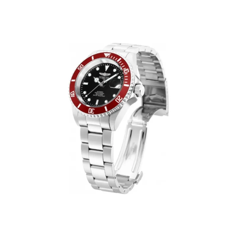 INVICTA Wrist Watch Automatic Mechanical Movement Stainless Steel Strap 40mm Black Dial Men's Watches-2