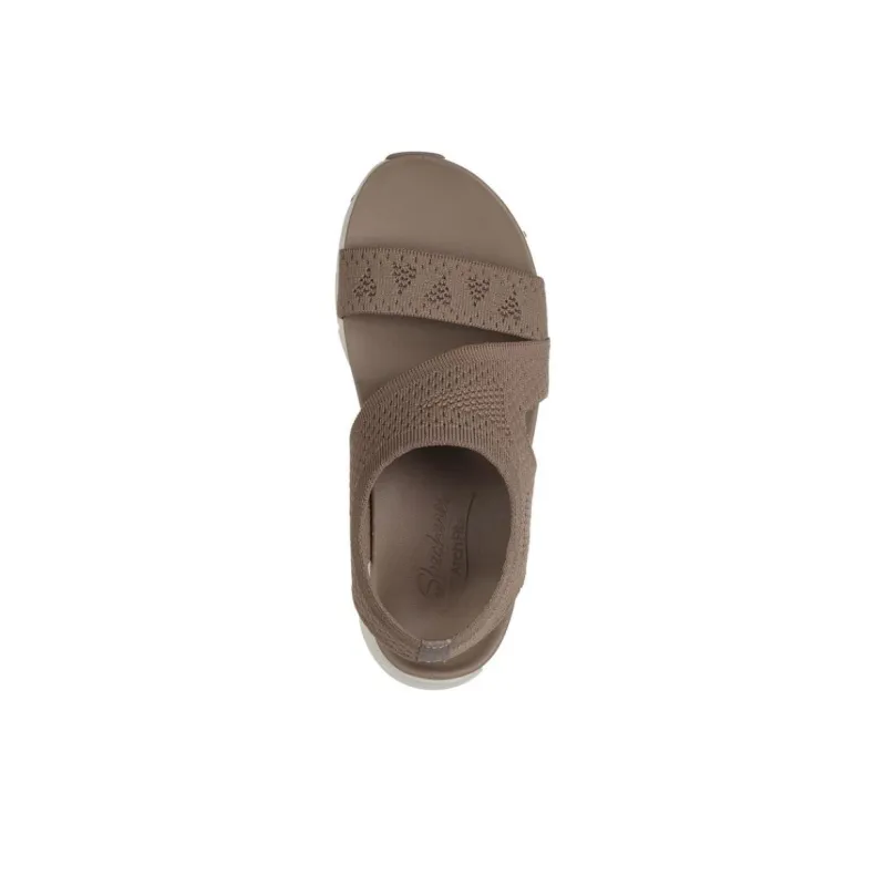 Skechers Arch Fit One Strap Sandals Women's Brown-4