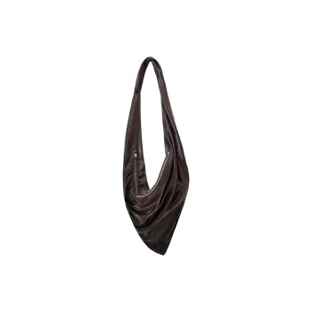 Lemaire Smooth Nappa Leather Scarf Bag, Crossbody Bag, Shoulder Bag Women's Dark Chocolate Clarity