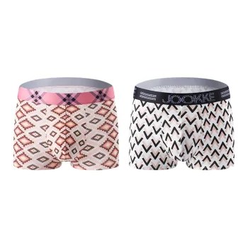 RED DRAGONFLY Cotton Panties Men's 2 Pack Gift Box Set