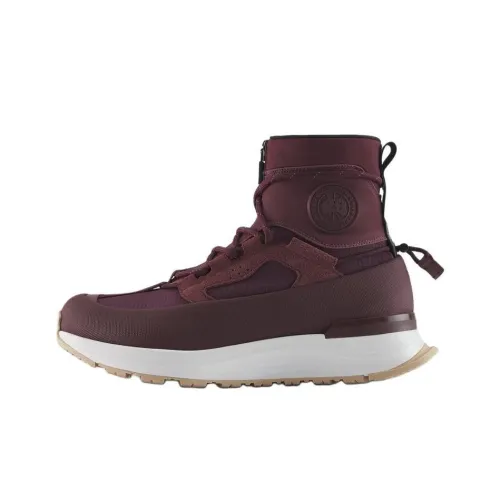 Canada Goose Glacier Trail Casual Shoes Women's High-Top Red