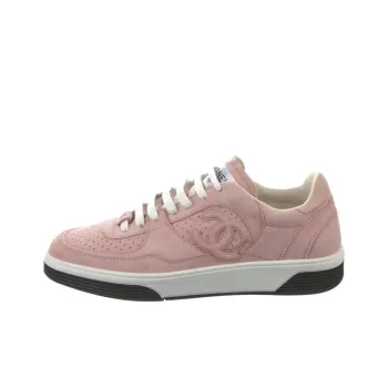 CHANEL Low Top Skateboard Shoes Women's Pink