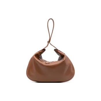 Valentino Calfskin Handbag Shoulder Bag Women's Caramel Brown