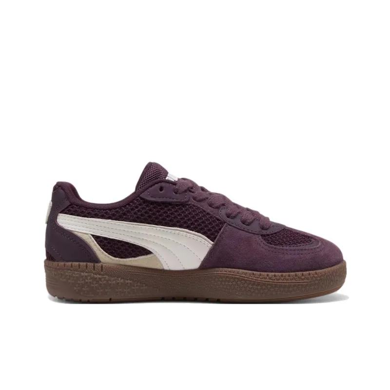 PUMA Palermo Slip Resistant Low Top Casual Shoes Unisex Purple-1