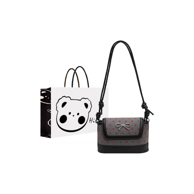 NX DOUGHNUT Fabric Shoulder Bag Women's Five Pointed Star/Heart/Bowknot-3
