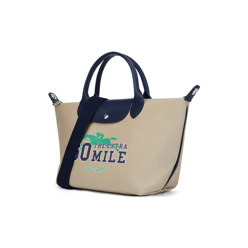 LONGCHAMP Le Pliage S Slogan-print Tote Bag-1