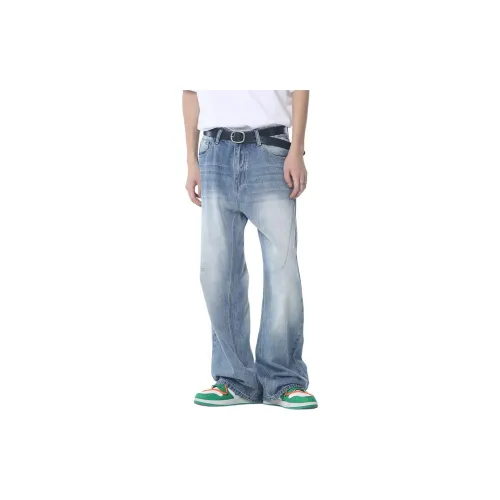 Voguo Relay Jeans Unisex Ocean Blue Color