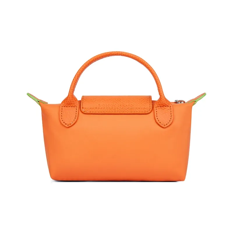 LONGCHAMP Le Pliage Green Canvas Dumpling Bag Handbags Small Size Women's Sand-3