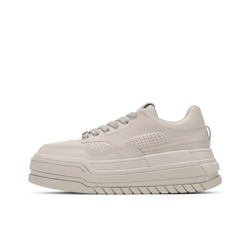 GG CC Skateboard Shoes Women's Low Top White/Ecru-6