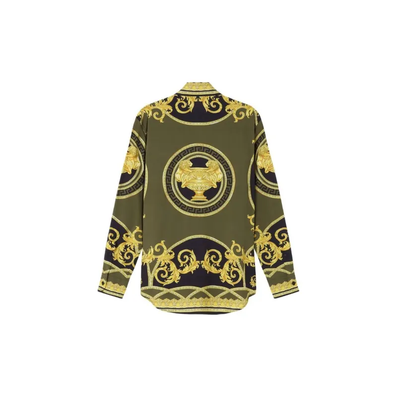 VERSACE Barocco Printed Button Up Shirt-1