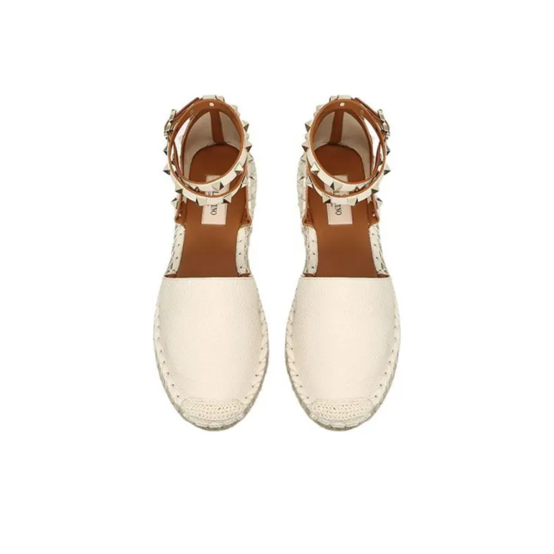 Valentino Casual Single Shoes Women's Beige-3