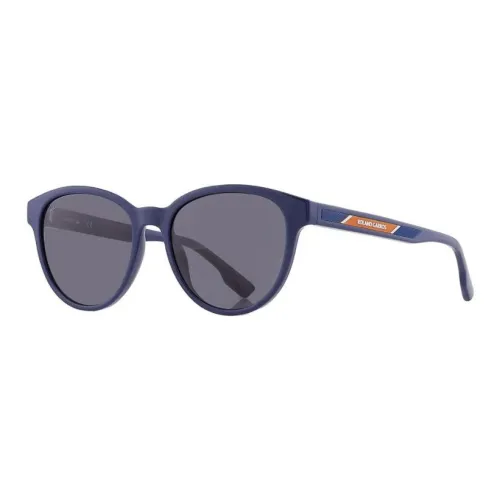 LACOSTE Plastic Oval Sunglasses Men's Blue