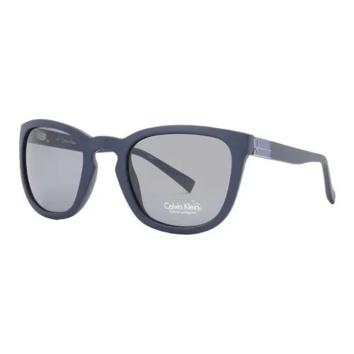 CALVIN KLEIN Plastic Rectangular Sunglasses Men's Blue