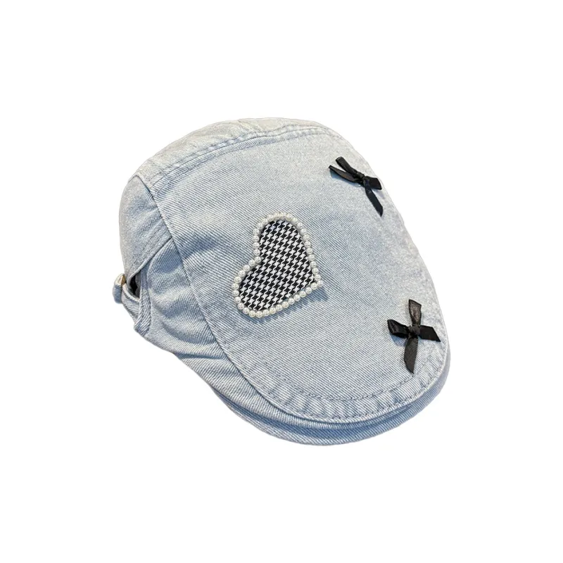 JONNY MOORE Denim Berets Unisex-6