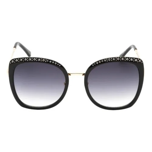 GUESS Subject To Official Website Oval Sunglasses Women's Black