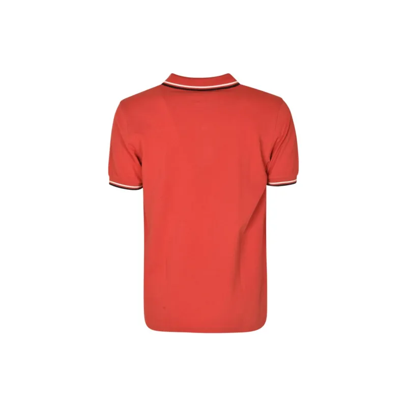 FRED PERRY Polo Shirt Men's Orange-1