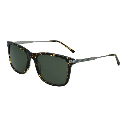 LACOSTE Acetate Square Sunglasses Men's Tortoiseshell