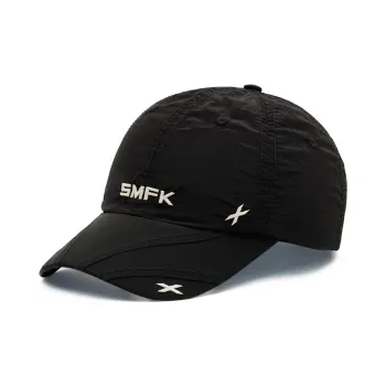 SMFK 100% Polyamide Baseball Caps Unisex Black Lightning