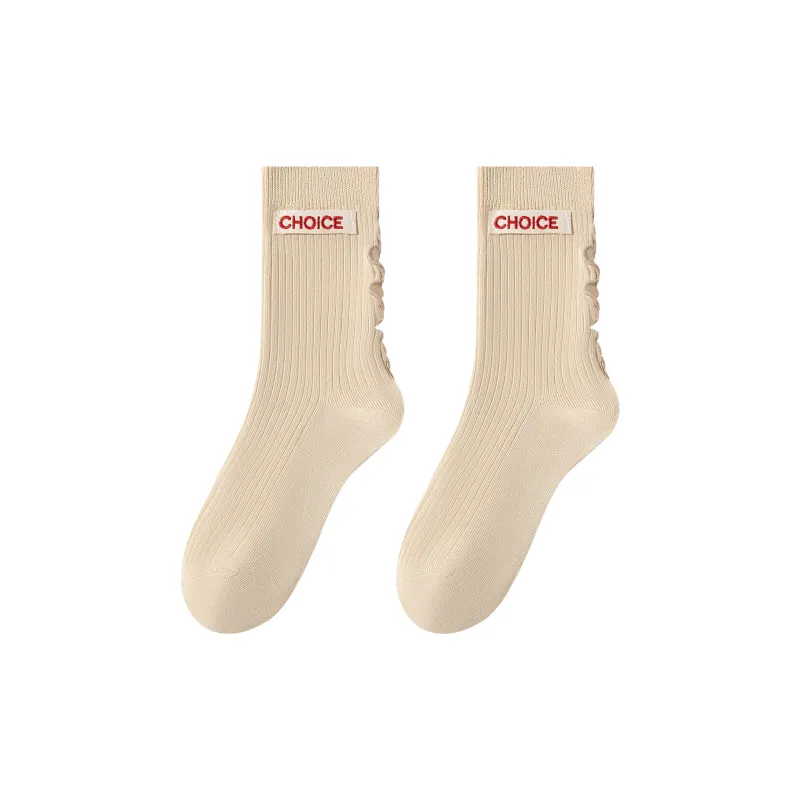 XXLLG Mid Calf Socks Women's 2 Pack-8