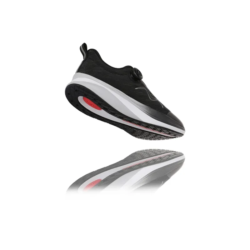 MBT Breathable Coverage Rebound Low Top Long Distance Running Running Shoes Men's Black-4