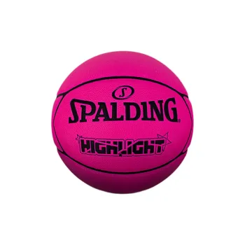 SPALDING HIGHLIGHT Series PU Basketball Rose Red Size 7 Training