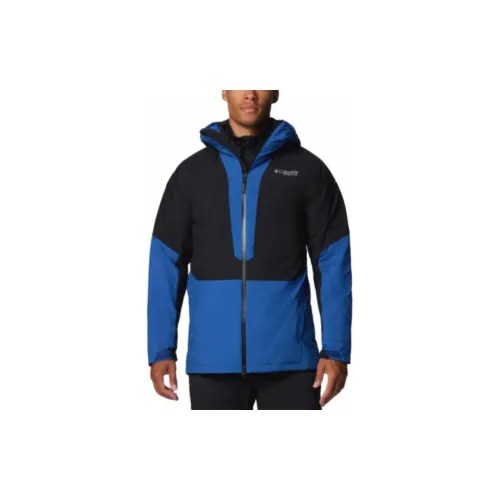 Columbia Winter Windbreaker Jackets Men Blue