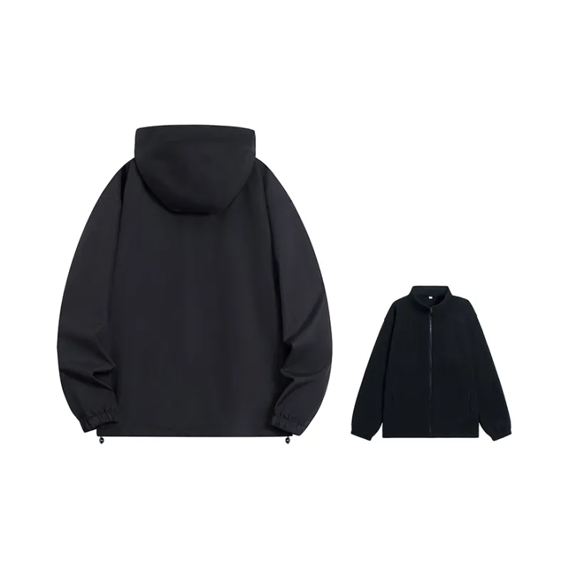 KFKU Water Resistant Windproof Breathable Wear Resistant Windbreaker Coats Unisex-1