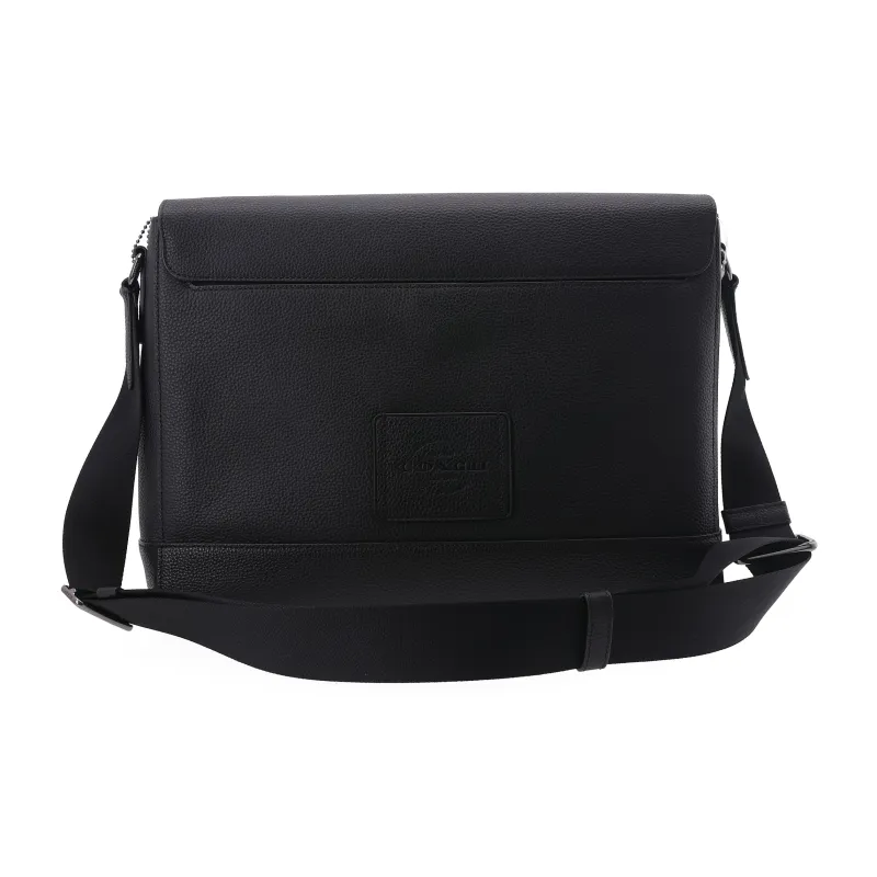 COACH Cow Leather Briefcase, Messenger Bag, Shoulder Bag, Crossbody Bag Regular Men's Black-3
