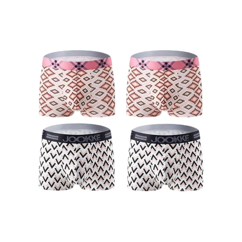 RED DRAGONFLY Cotton Panties Men's 4 Piece Gift Box Sets-0