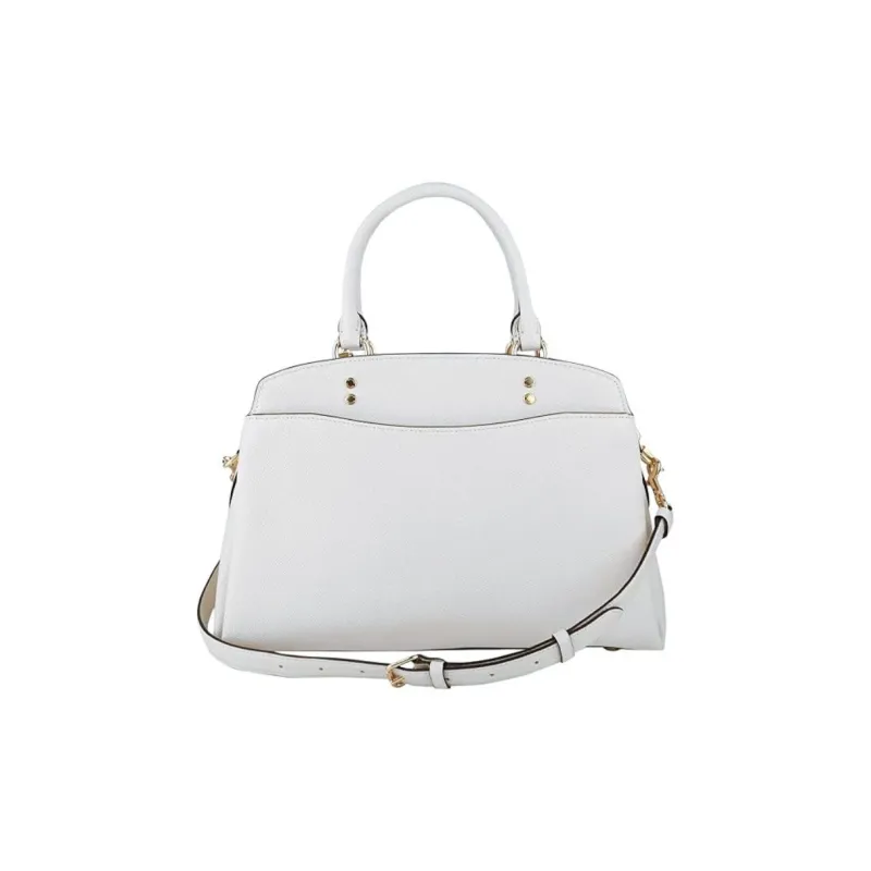 COACH Lillie Cow Leather Crossbody Handbag Large Size Women's White-3