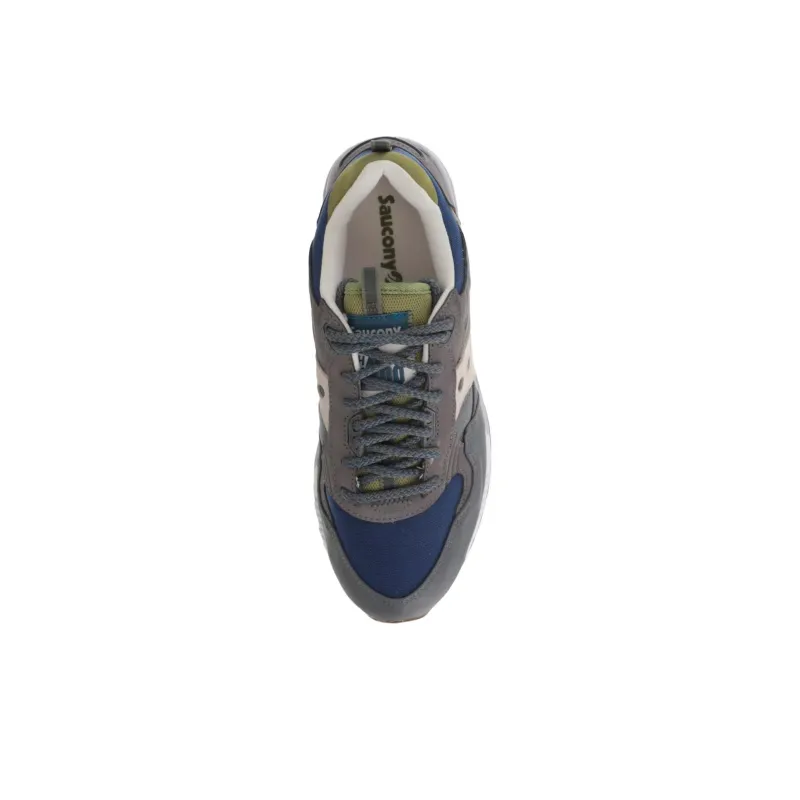 Saucony Shadow 5000 Anti Slip Wear Resistant Low Top Casual Shoes Unisex Gray Blue-3