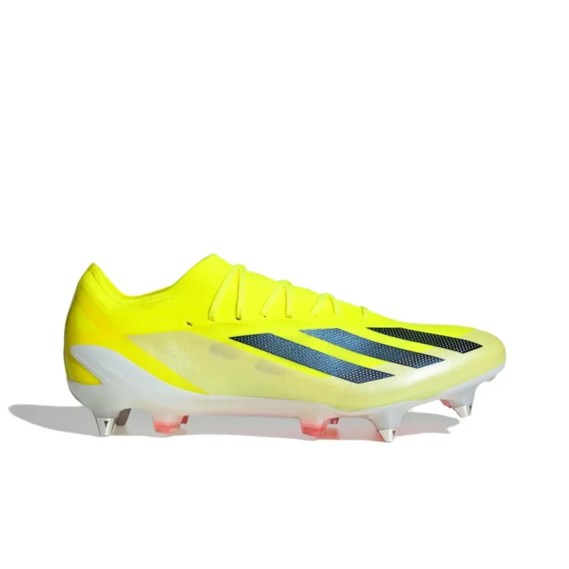 Adidas X CRAZYFAST Anti Slip Wear Resistant Soccer Shoes Men's Yellow-1