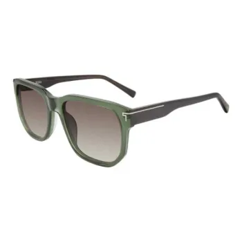 TUMI Plastic Oval Sunglasses Men's Black