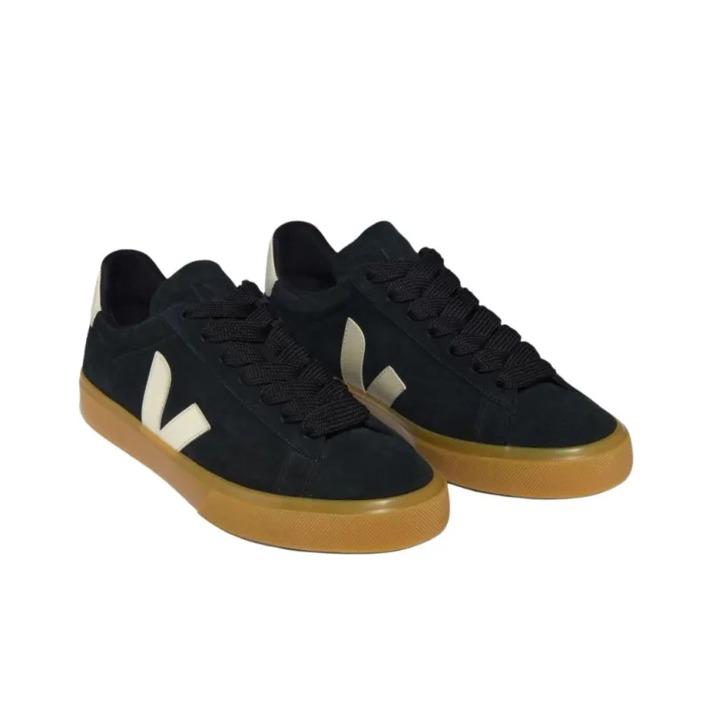 VEJA Campo Bold Low Top Skateboard Shoes Unisex Black-3