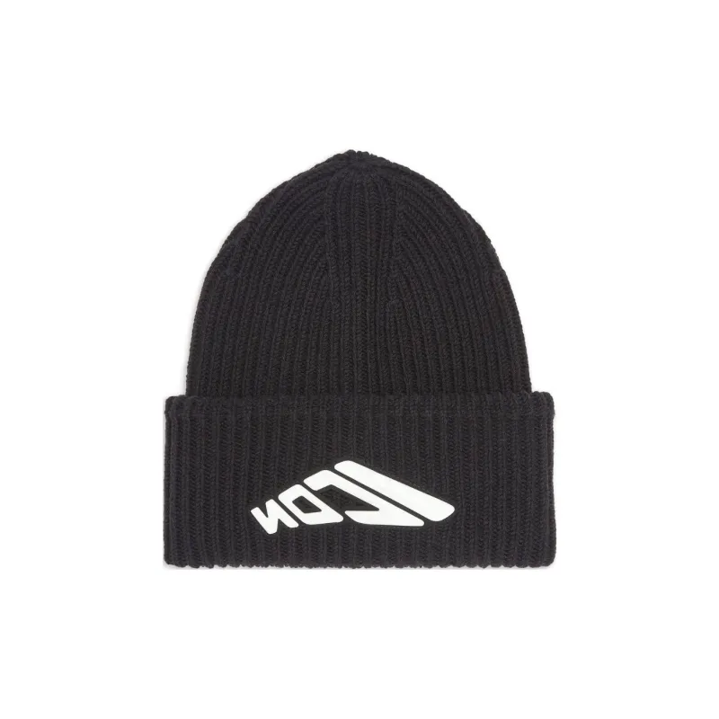 DSQUARED 2 Icon Appliqué Turn Up Hem Knitted Beanie-1