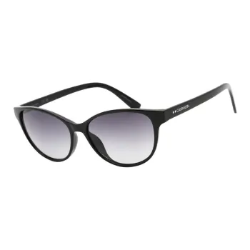 CALVIN KLEIN Plastic Oval Sunglasses Women's Black
