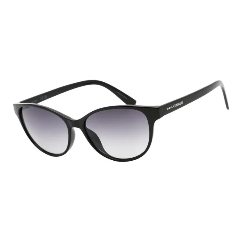 CALVIN KLEIN Plastic Oval Sunglasses Women's Black-0