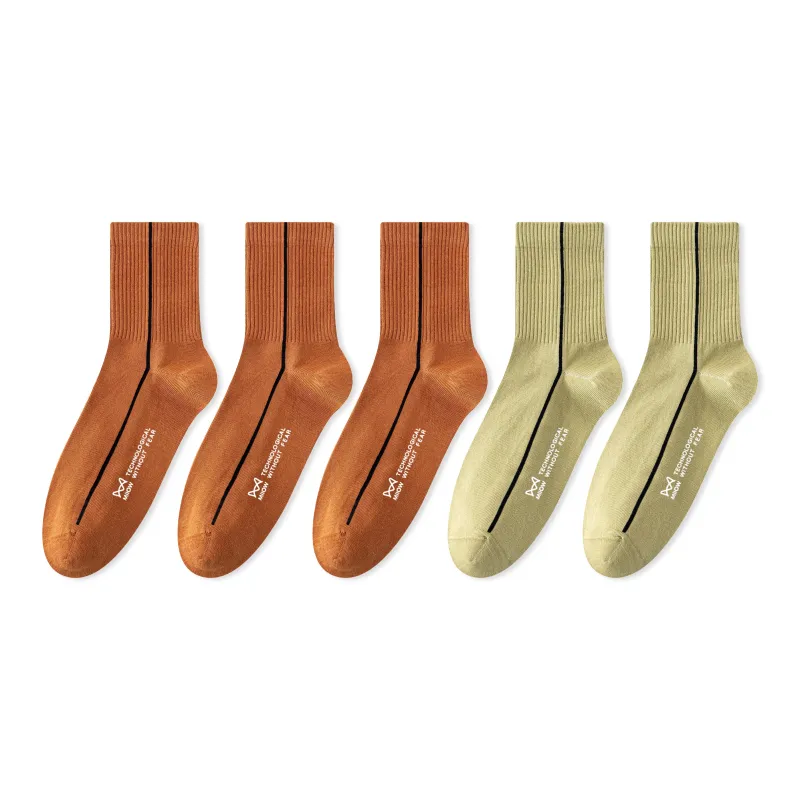 MIIOW Cool One Summer Series Mid Calf Socks Unisex Combo Set-15