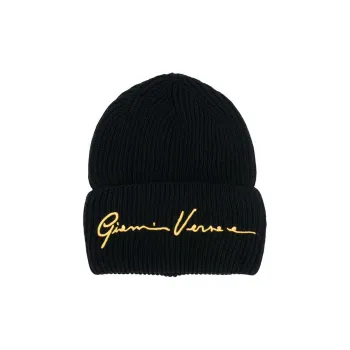 VERSACE Embroidered Logo Beanie